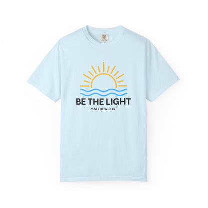 Be The Light T-Shirt — Christian Faith Tee (Matthew 5:14)