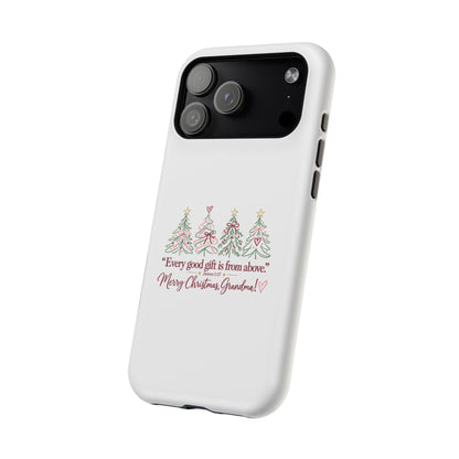 Christmas Grandma Phone Case — “Every good gift is from above” Magnetic Impact-Resistant Case