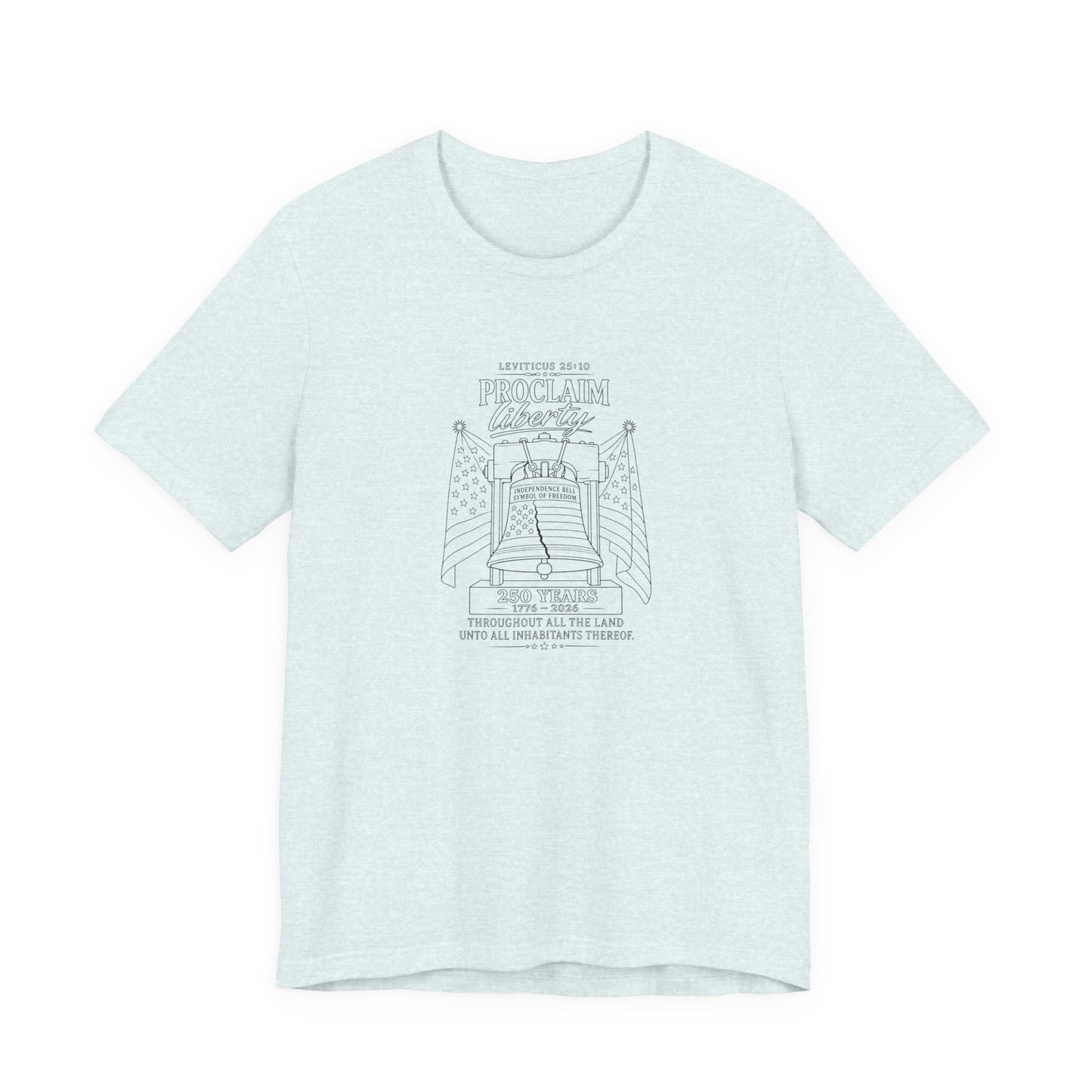Leviticus 25:10 Tee – Minimalist Bible Verse Christian T-Shirt
