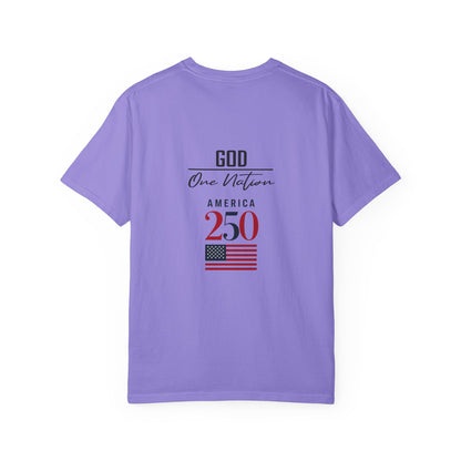 Patriotic Fathers Are Like Noah T-Shirt — "They Build Before the Storm Comes" (America 250)