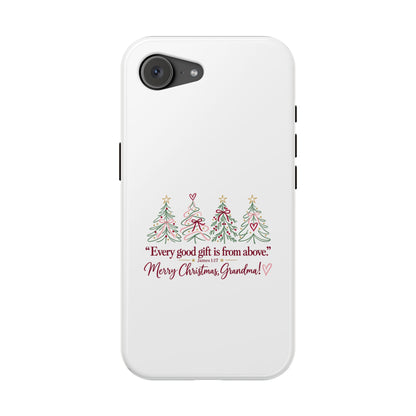 Christmas Grandma Phone Case — “Every good gift is from above” Magnetic Impact-Resistant Case