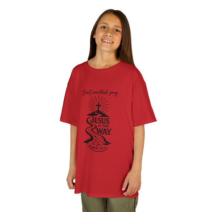 UnisexKids Tee — "Jesus Is The Way" Faith Graphic (John 14:6)