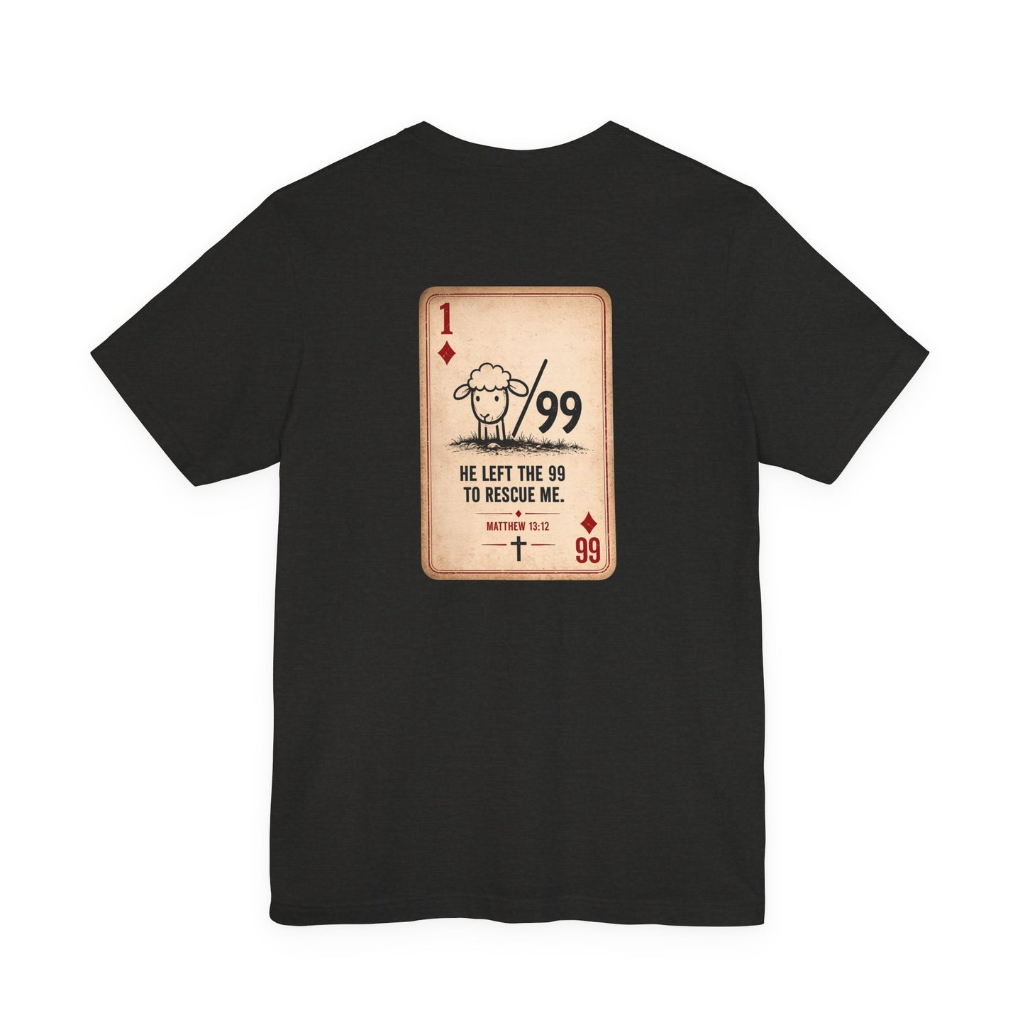 Rescued by One T-Shirt — Sheep Playing Card Design
