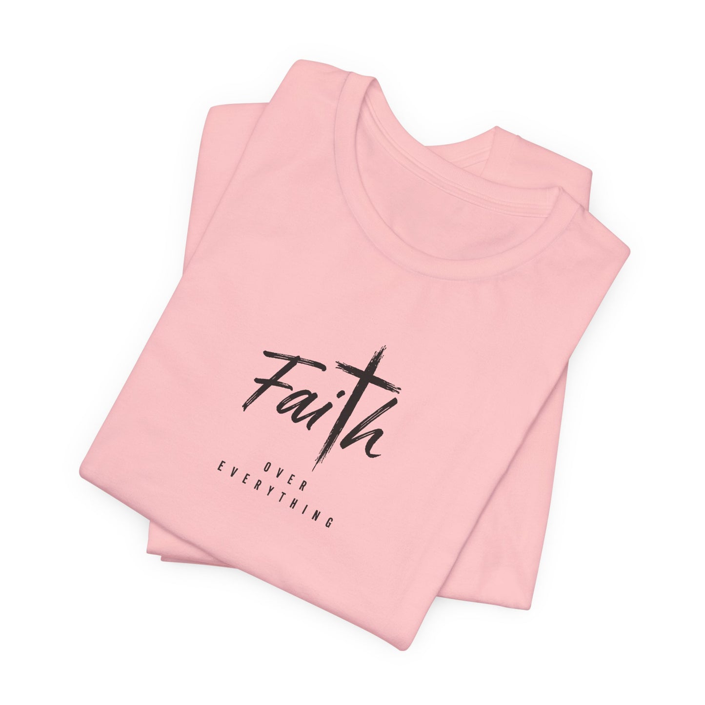 Faith Cross T‑Shirt — 'Our Father' Prayer Typography Tee