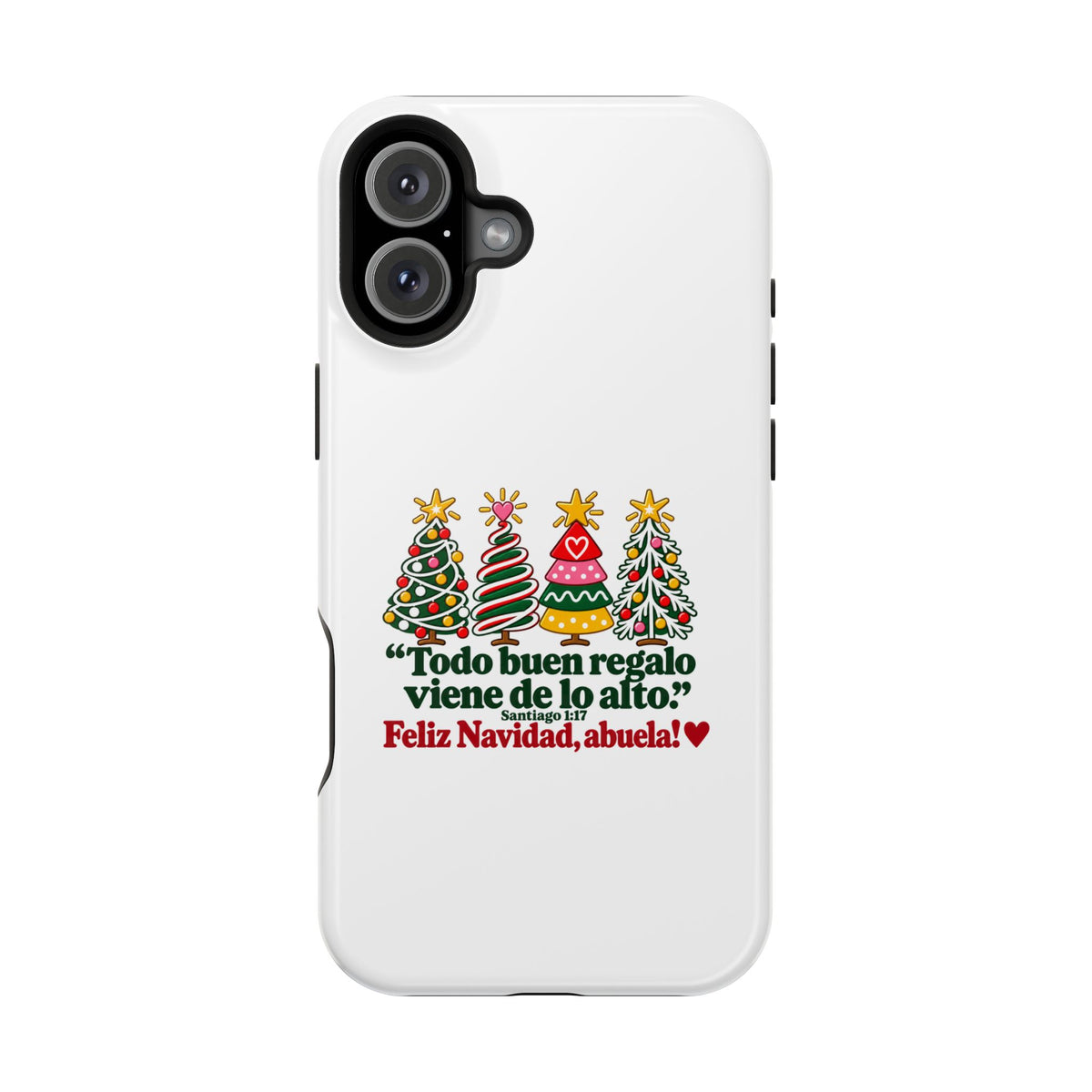 Christmas Grandma Phone Case — “Todo buen regalo viene de lo alto” Magnetic Impact-Resistant Case