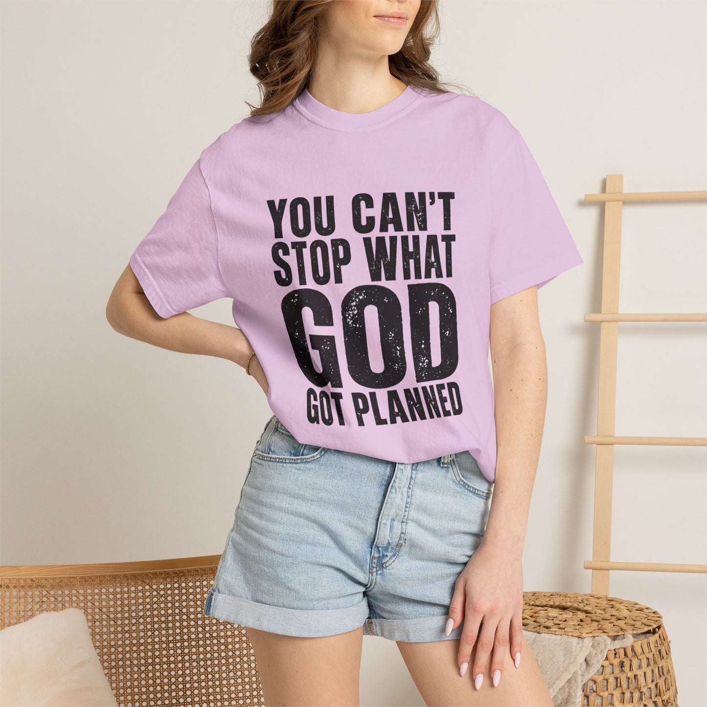 BIG FROST "You Can't Stop What God Got Planned" DOUBLE SIDED Print T Shirt