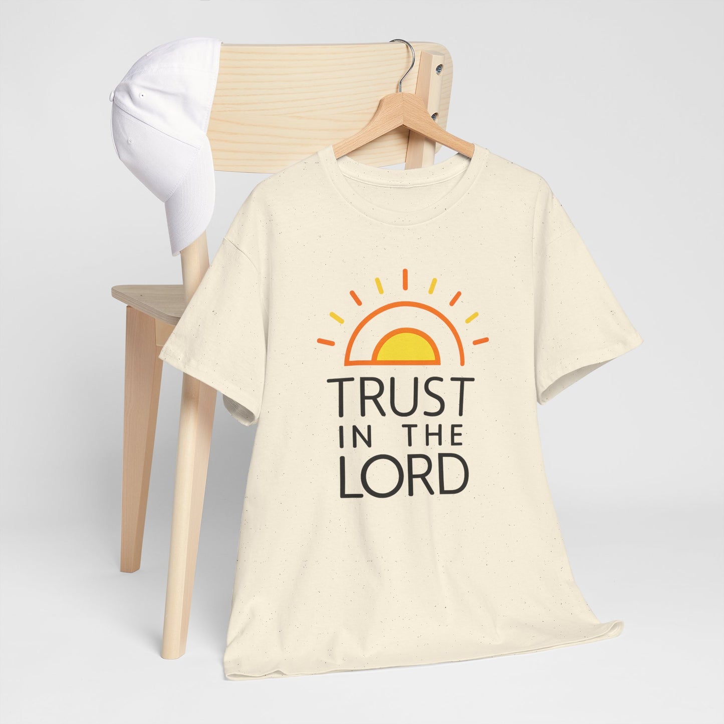 Trust in the Lord T-Shirt — Christian Sunrise Faith Tee