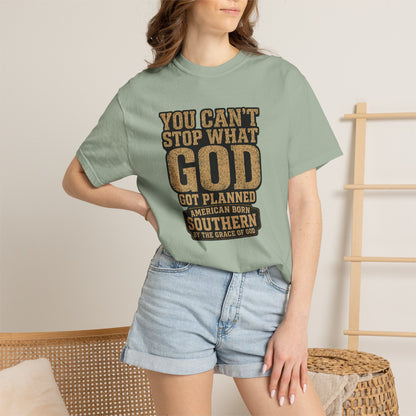 BIG FROST You Can't Stop What God Got Planned DOUBLE SIDED PRINT Tee