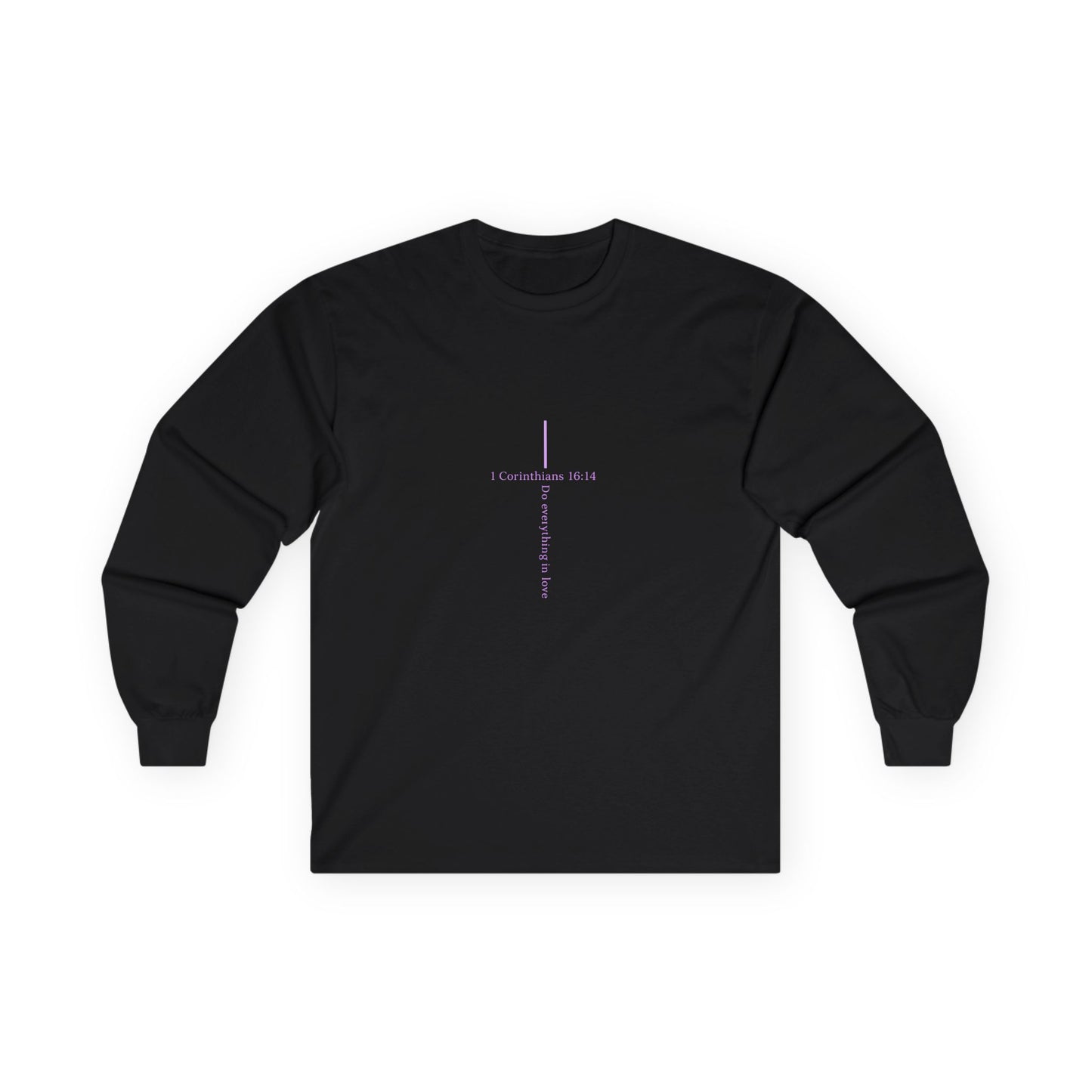 Inspirational Faith Long Sleeve Tee — "For I Know the Plans I Have for You"