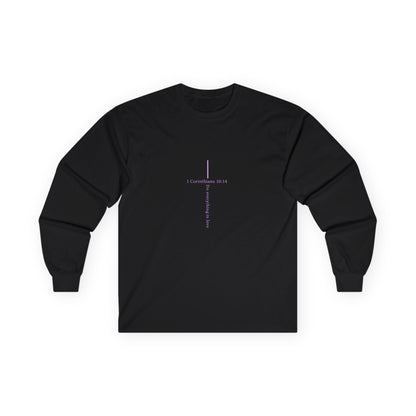 Inspirational Faith Long Sleeve Tee — "For I Know the Plans I Have for You"