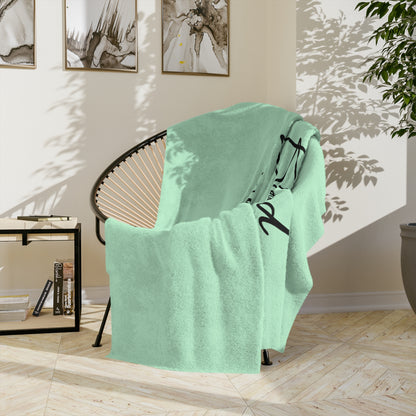 Blessed Is the Nation Psalm 33:12 Microfiber Blanket — Inspirational Christian Throw
