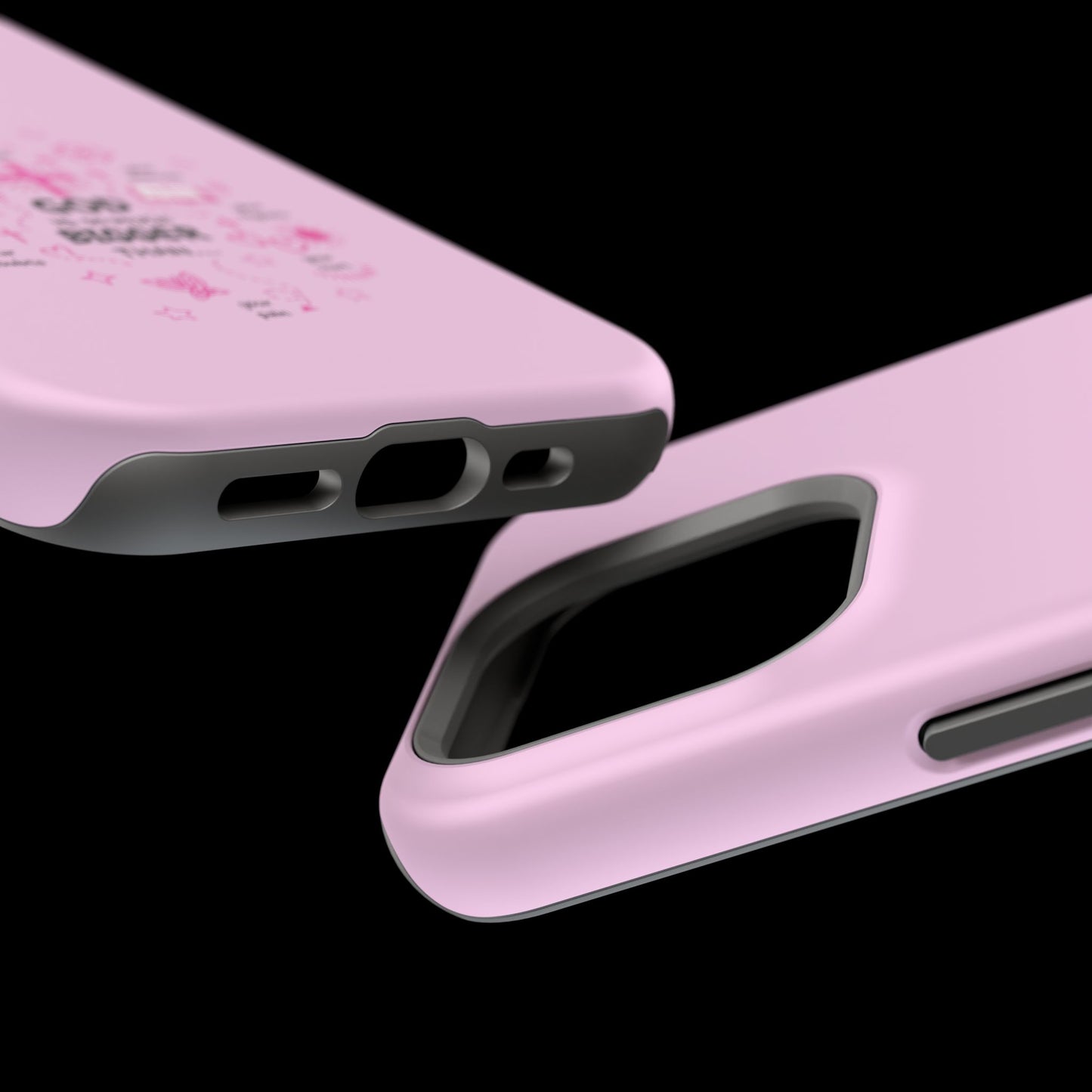 Pink Faith Phone Case — "God Is So Much Bigger Than..." Magnetic Impact-Resistant Case