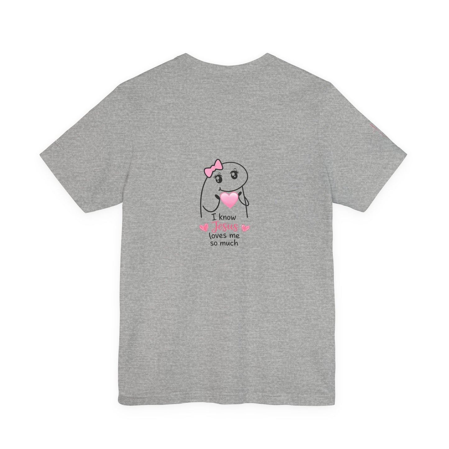 Christian Kids Tee — Cute Tooth Fairy Design with “I Know Jesus Loves Me So Much”