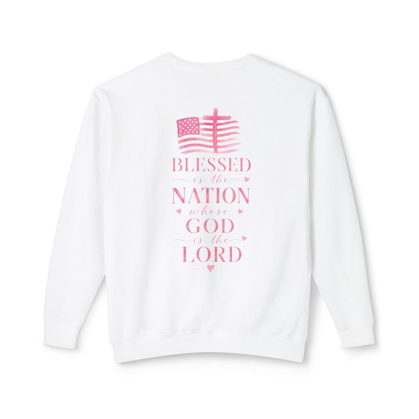 I Can Do All Things Crewneck Sweatshirt — Christian Faith & Patriotic Blessings Design