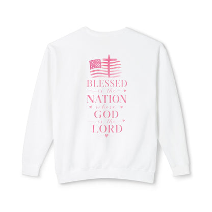 I Can Do All Things Crewneck Sweatshirt — Christian Faith & Patriotic Blessings Design