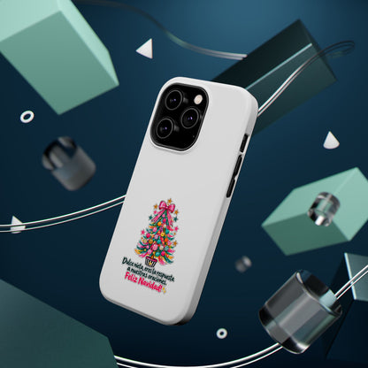 Spanish| Christmas Tree Phone Case - "Feliz Navidad" Spanish Holiday Magnetic Impact-Resistant Case