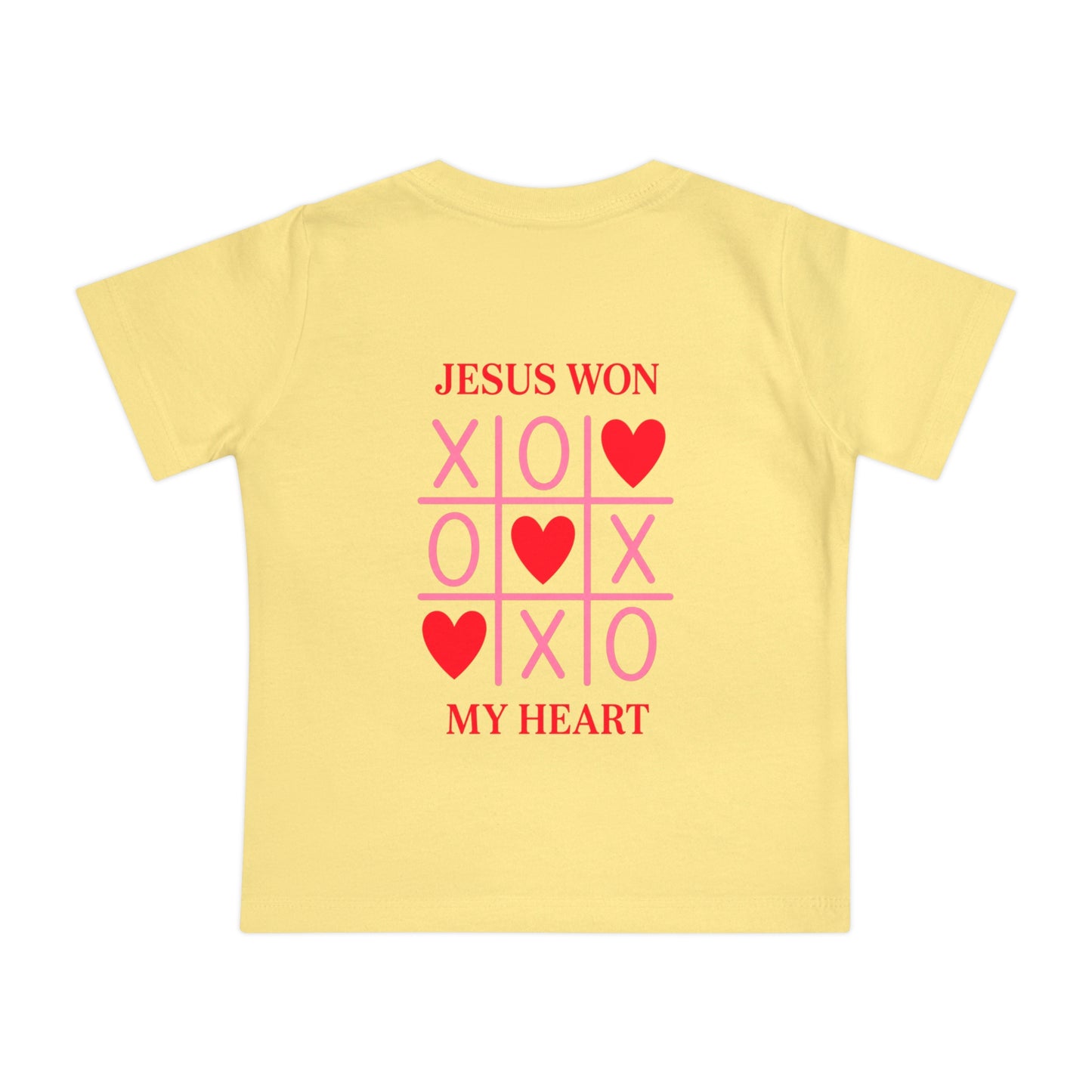 Baby T-Shirt — "Made for a Purpose" Rainbow & "Jesus Won My Heart" Christian Tee