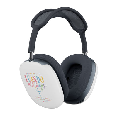 Inspirational AirPod Max Case — "I Can Do All Things" Cute Faith Design