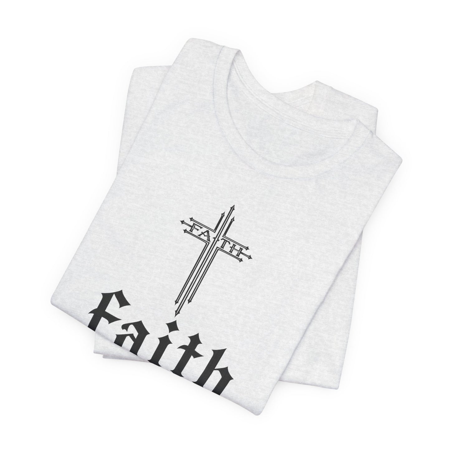 Faith Over Fear T-Shirt — Psalm 56:3 Cross Christian Tee
