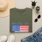 Made in U.S.A. T-Shirt — American Flag Graphic Tee