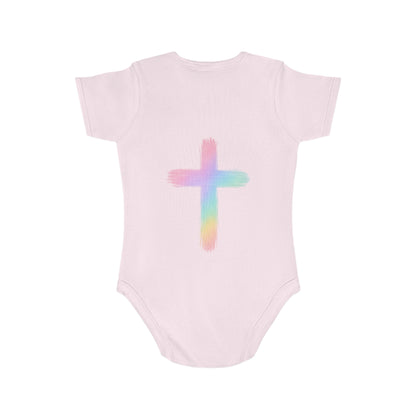 Baby Short Sleeve Bodysuit — "Baby" Text Infant Onesie