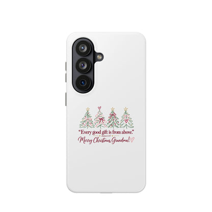 Christmas Grandma Phone Case — “Every good gift is from above” Magnetic Impact-Resistant Case
