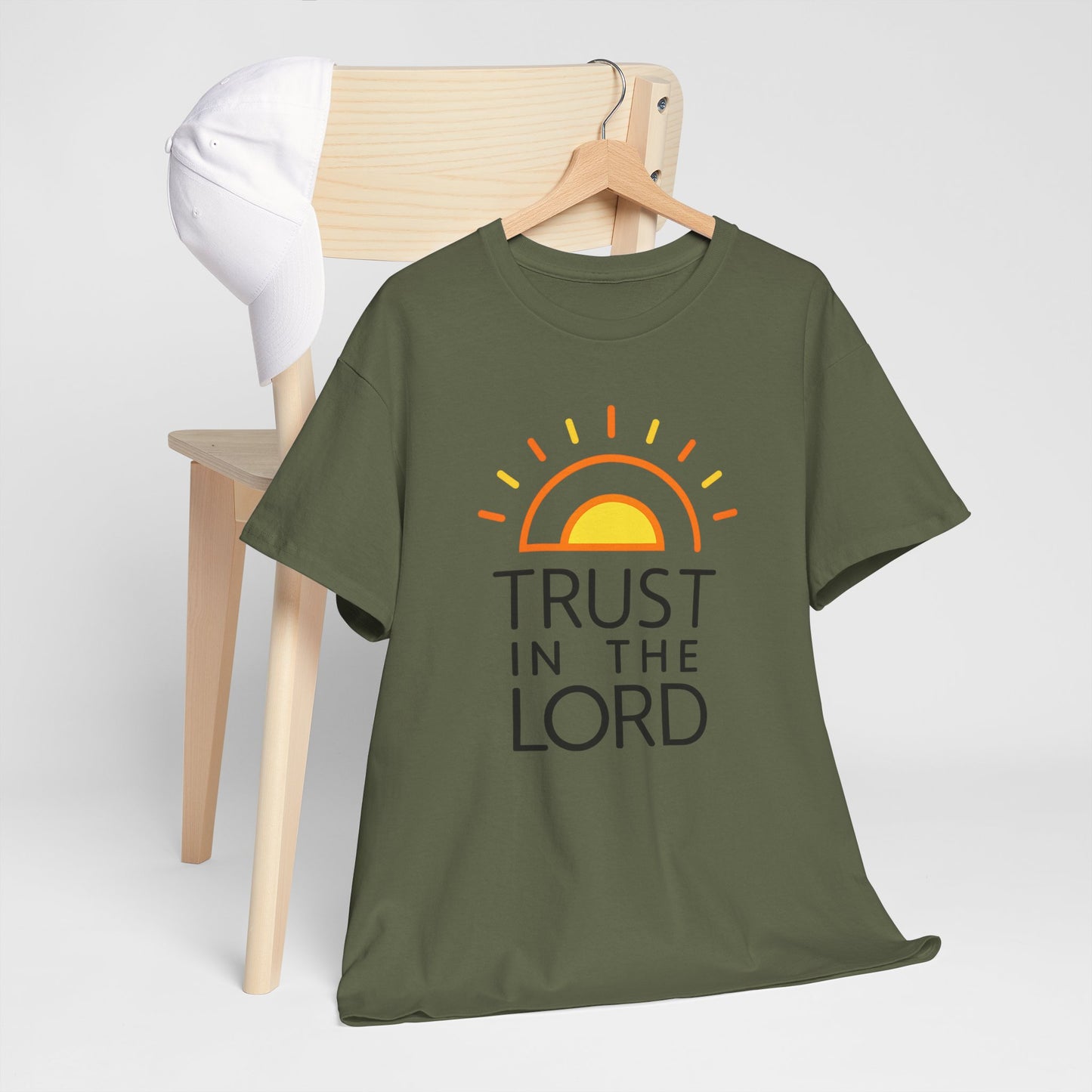 Trust in the Lord T-Shirt — Christian Sunrise Faith Tee