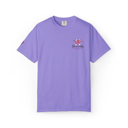 Butterfly Floral Graphic T-Shirt — 'Spread Your Wings' Chest Print