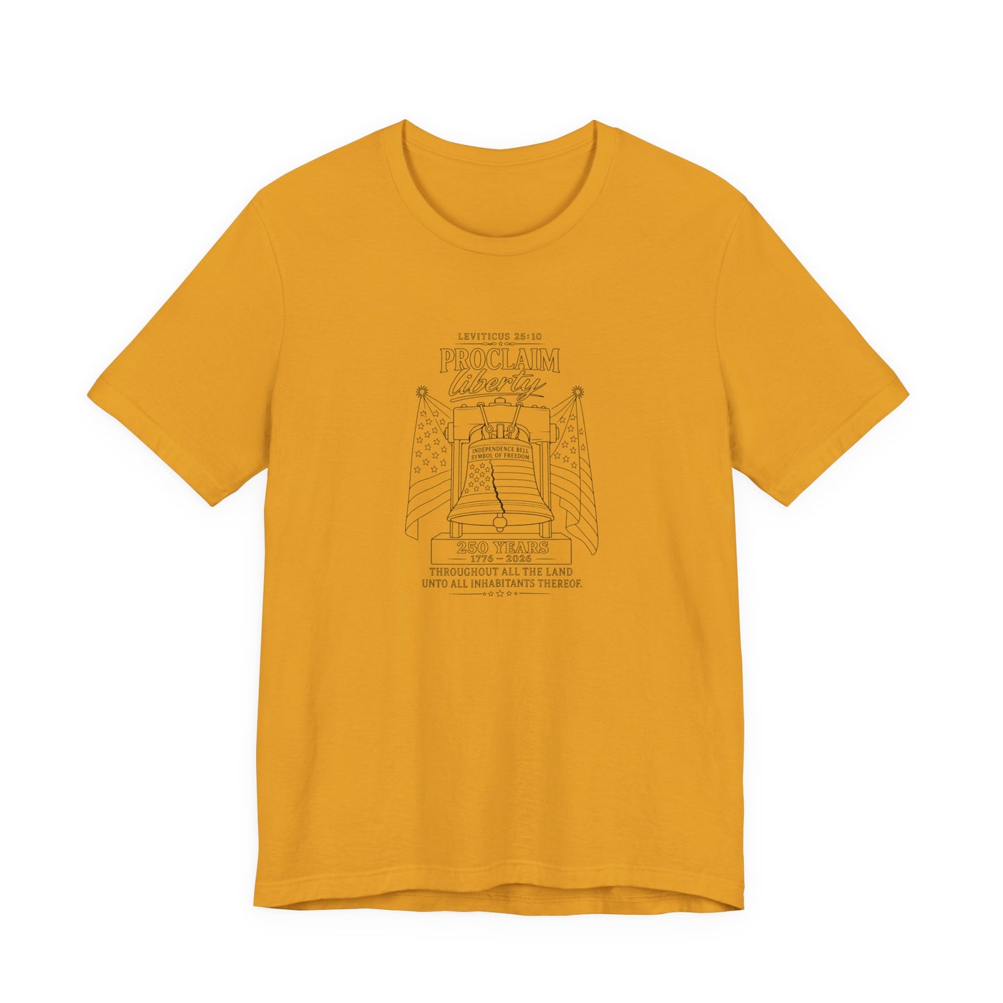 Leviticus 25:10 Tee – Minimalist Bible Verse Christian T-Shirt