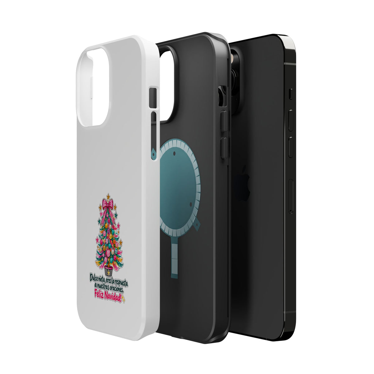 Spanish| Christmas Tree Phone Case - "Feliz Navidad" Spanish Holiday Magnetic Impact-Resistant Case