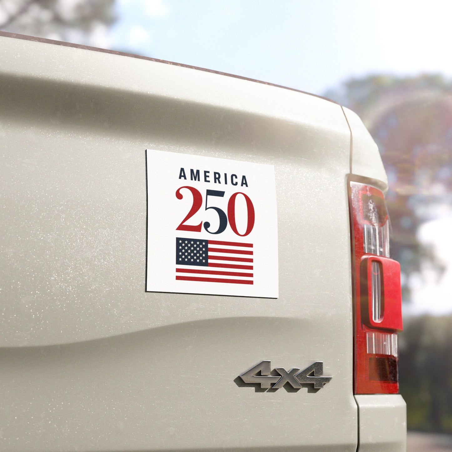 America 250 Car Magnet — Patriotic USA Flag 250th Anniversary Magnet