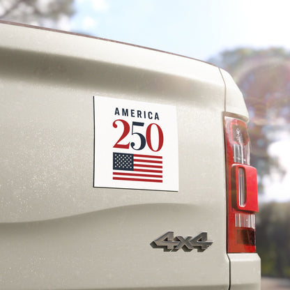 America 250 Car Magnet — Patriotic USA Flag 250th Anniversary Magnet