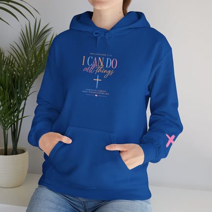 I Can Do All Things Christian Hoodie — Inspirational Faith Pullover