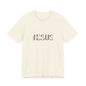 Jesus Minimalist Tee — Distressed Script Christian T-Shirt