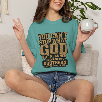 BIG FROST You Can't Stop What God Got Planned DOUBLE SIDED PRINT Tee