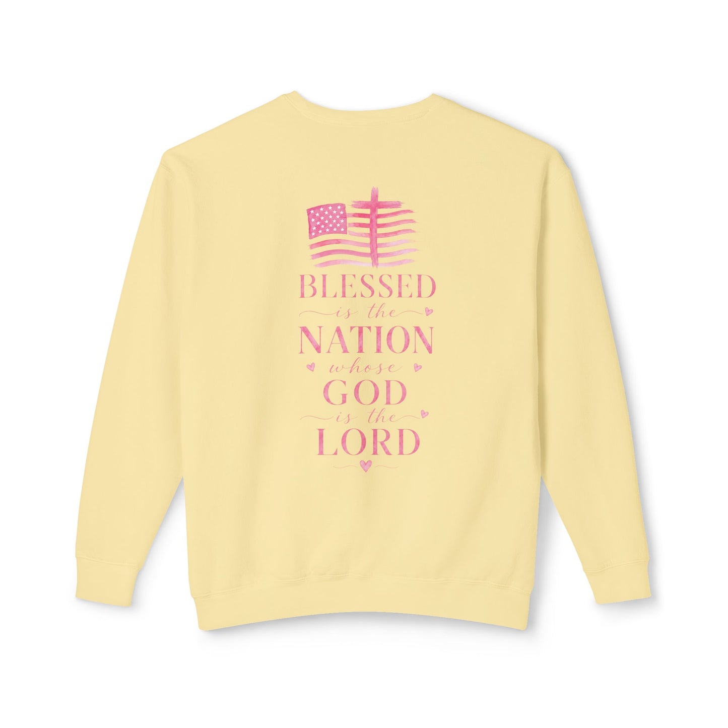 I Can Do All Things Crewneck Sweatshirt — Christian Faith & Patriotic Blessings Design