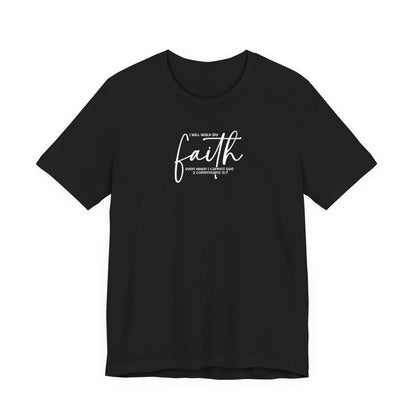 “He Left the 99 to Rescue Me” Double print Shepard Playing Card Christian Tee