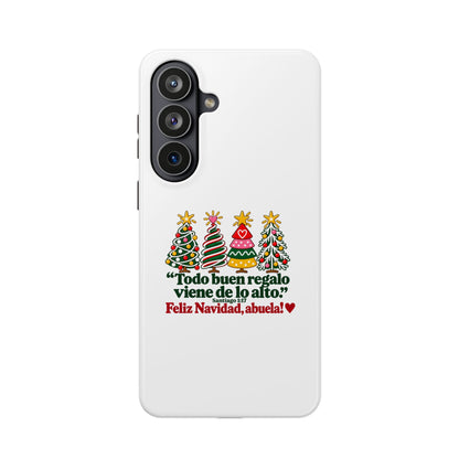 Christmas Grandma Phone Case — “Todo buen regalo viene de lo alto” Magnetic Impact-Resistant Case