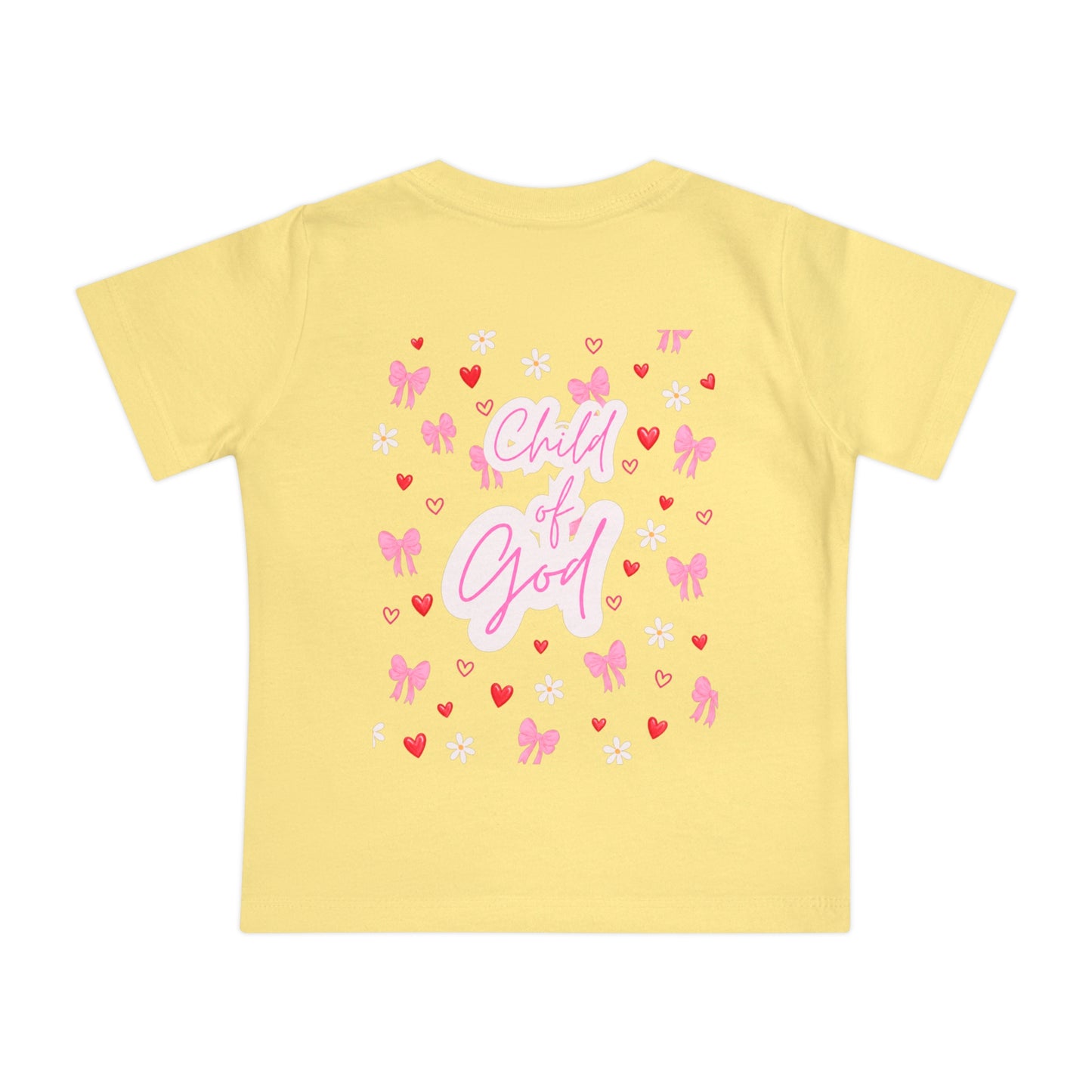 Baby T-Shirt — Pink "Child of God" Heart Alarm Design