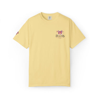 Butterfly Floral Graphic T-Shirt — 'Spread Your Wings' Chest Print