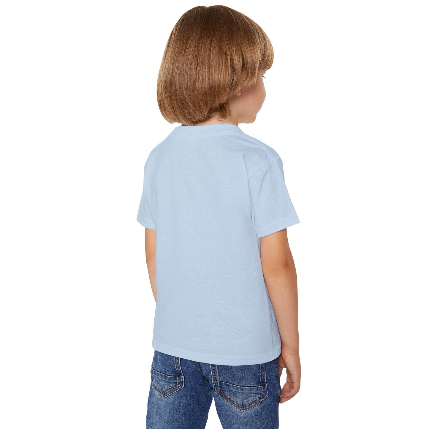 Toddler T‑Shirt — "Faith Over Fear" Scripture Graphic, Christian Kids Tee