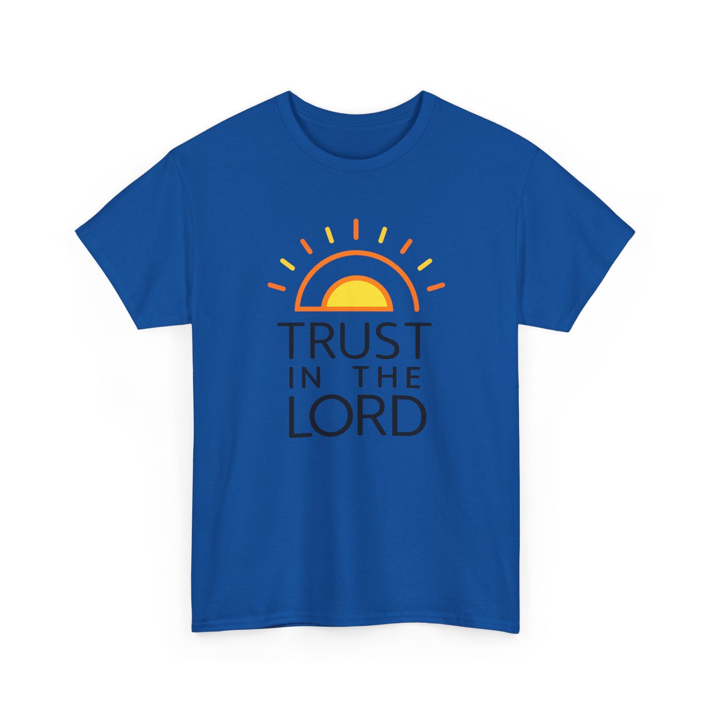 Trust in the Lord T-Shirt — Christian Sunrise Faith Tee