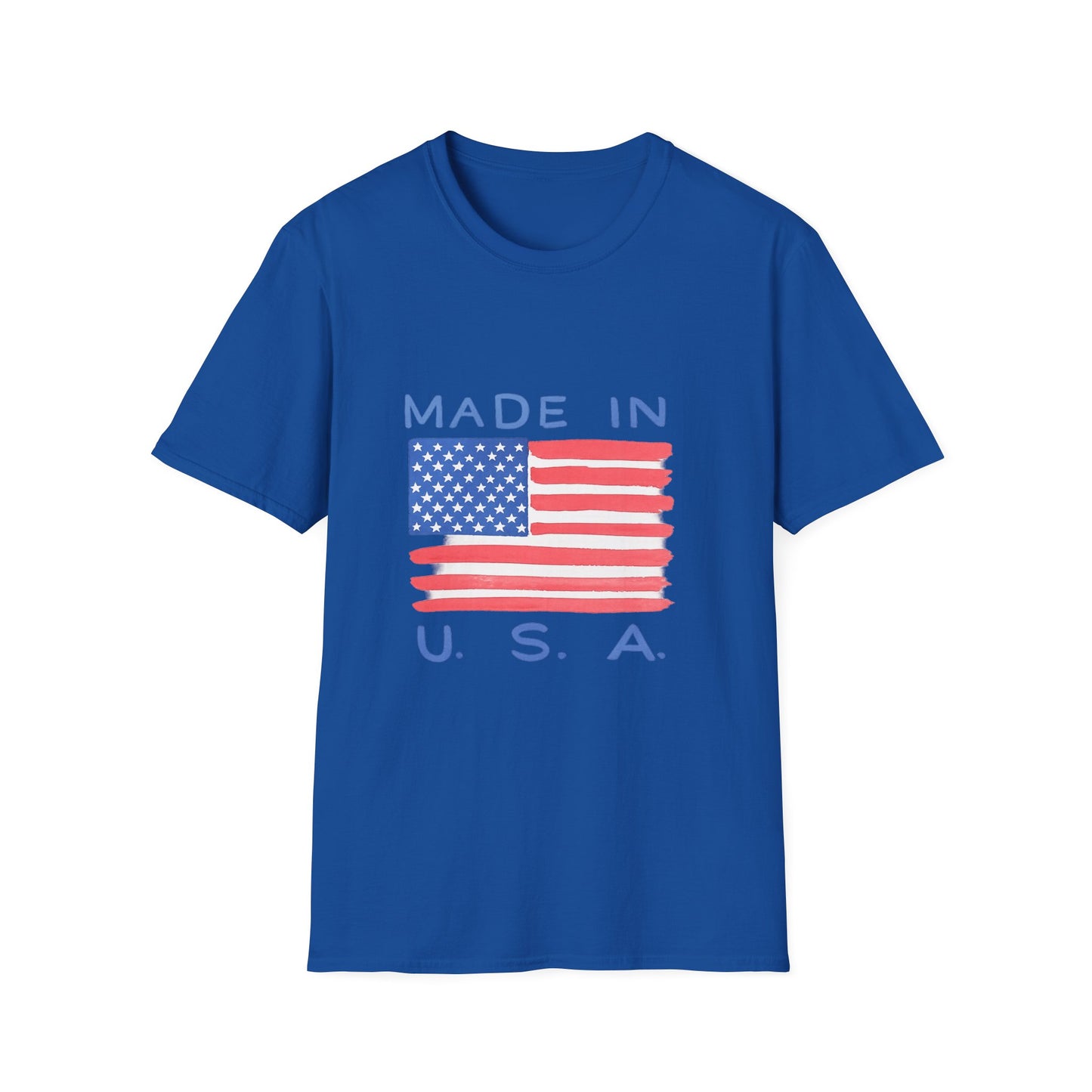 Made in U.S.A. T-Shirt — American Flag Graphic Tee