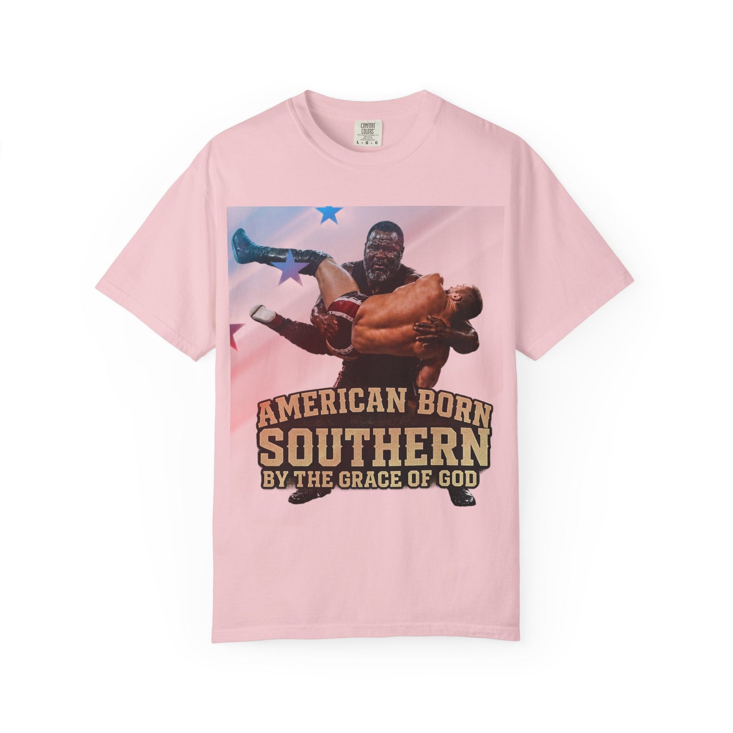 Southern Born T-Shirt — "American Born Southern by the Grace of God" Graphic Tee