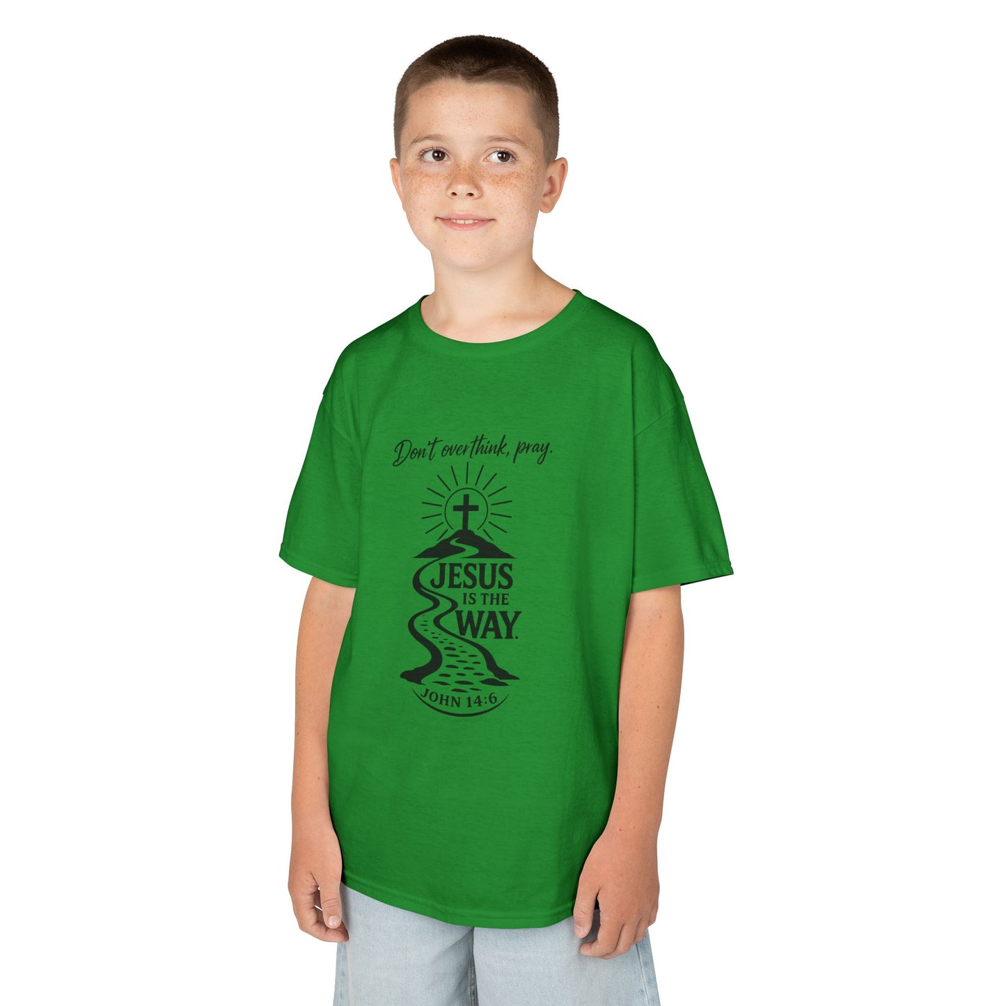 UnisexKids Tee — "Jesus Is The Way" Faith Graphic (John 14:6)