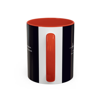 Christian faith gift  Coffee Mug — 'Tetelestai' Cross Design with Isaiah 12:2 Scripture (11/15oz Accent Mug)