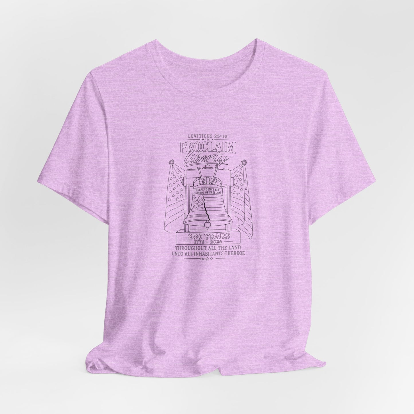 Leviticus 25:10 Tee – Minimalist Bible Verse Christian T-Shirt
