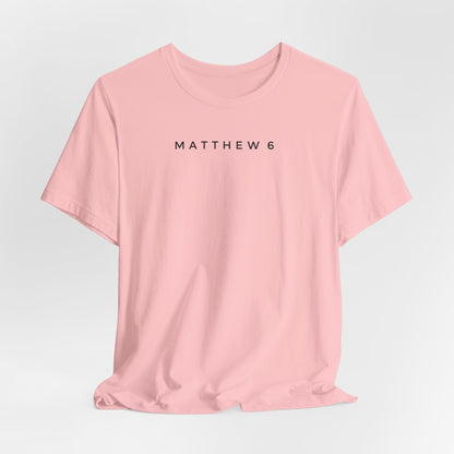 Matthew 6 Prayer Cross Tee — Our Father Lord's Prayer Christian T-Shirt