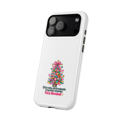 Spanish| Christmas Tree Phone Case - "Feliz Navidad" Spanish Holiday Magnetic Impact-Resistant Case
