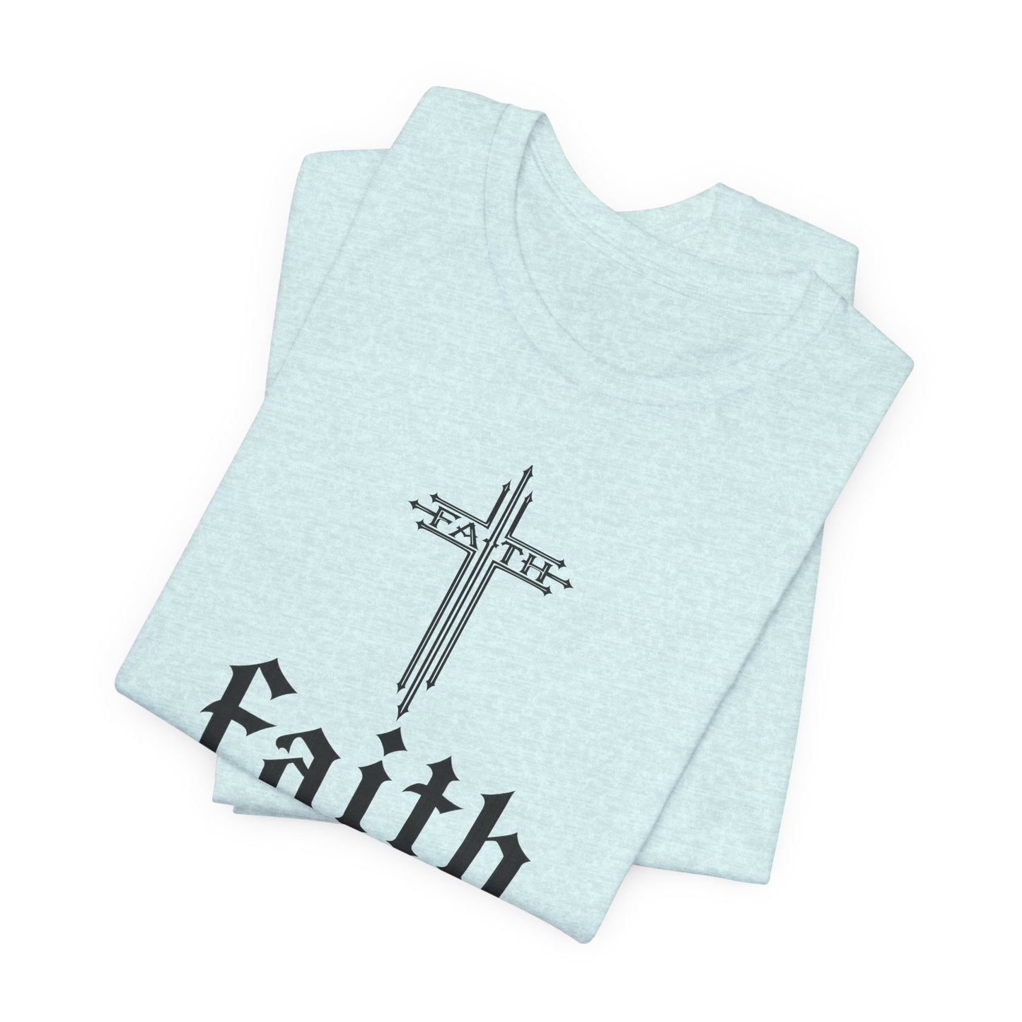 Faith Over Fear T-Shirt — Psalm 56:3 Cross Christian Tee